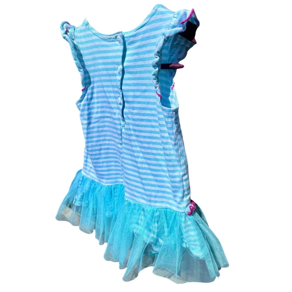 Pink & Violet Dalmatian Tutu Dress Kids 2T Blue Tulle EXCELLENT‎ CONDITION